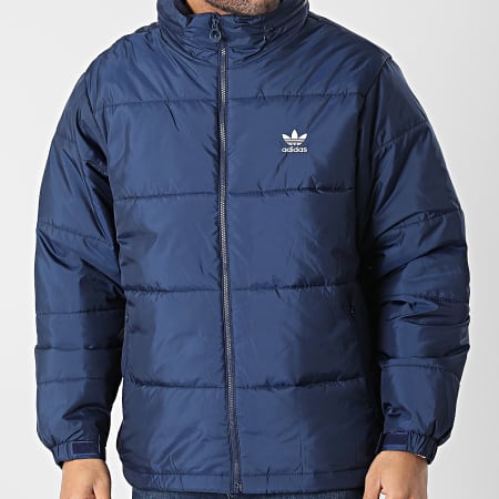 Adidas Originals - Doudoune Essentials Puffer HL9192 Bleu Marine -  LaBoutiqueOfficielle.com