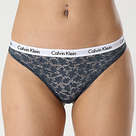 Calvin Klein - Juego de 3 tangas brasileños para mujer QD3925E Beige Rosa Gris Antracita