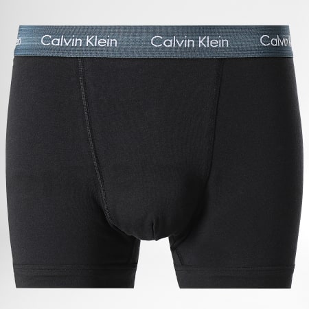 Calvin Klein - Set di 3 boxer in cotone elasticizzato U2662G nero