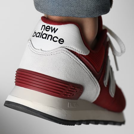 New Balance - Sneakers Lifestyle 574 ML574WQ2 Rosso Borgogna