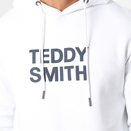 Teddy Smith - Sweat Capuche Siclass 10816368D Blanc