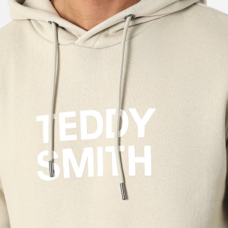 Teddy Smith - Sweat Capuche Siclass 10816368D Beige