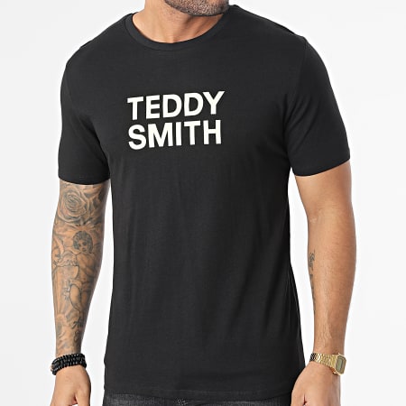 Teddy Smith - Ticlass Basic Tee Shirt Nero Verde