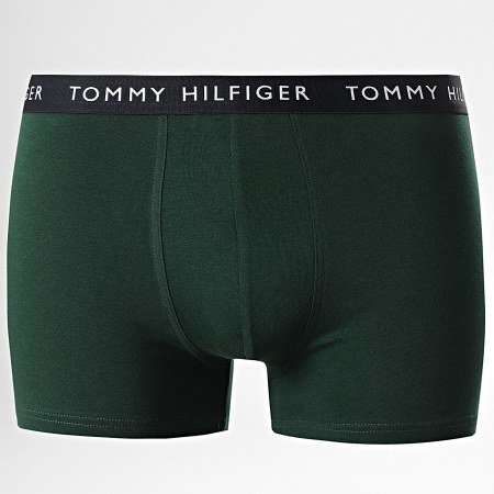 Tommy Hilfiger - Lot De 3 Boxers Premium Essentials 2203 Vert Beige Bleu