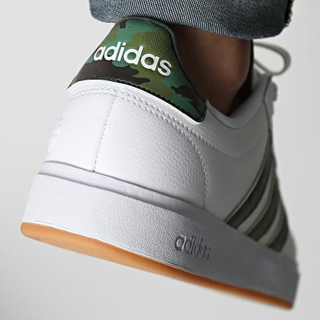Adidas Sportswear - Sneakers Grand Court 2.0 GY2486 Calzature Bianco Verde Ossido