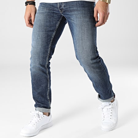 Le Temps Des Cerises - 717 Jeans basic a gamba larga in denim blu