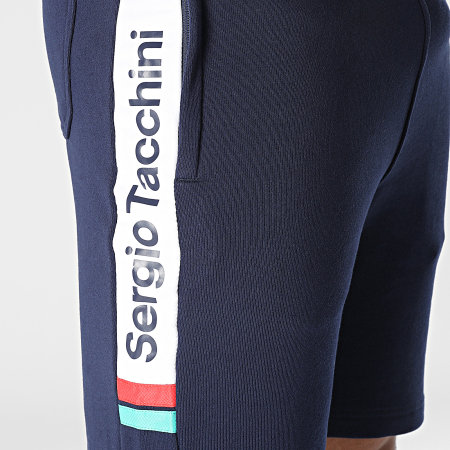 Sergio Tacchini - Jura 40179 Pantalón corto con banda azul marino