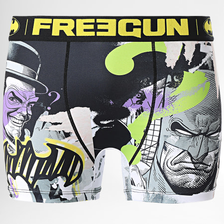 Freegun - Boxer Joker Dessin Gris Noir