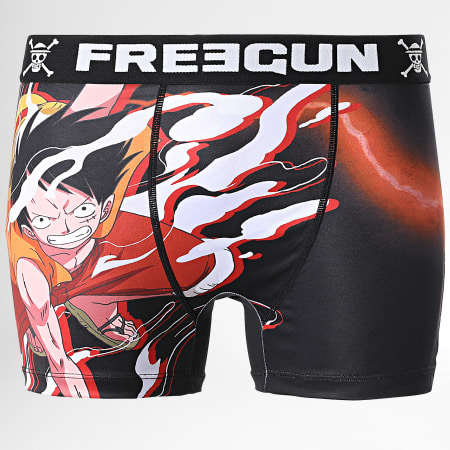 Freegun - Boxer One Piece Gear Noir Orange