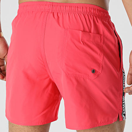 Emporio Armani - Shorts de baño con banda 211740-3R443 Coral