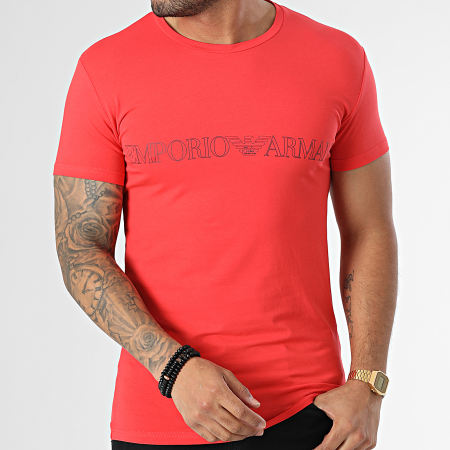 Emporio Armani - Camiseta 111035-3R516 Rojo