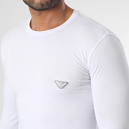 Emporio Armani - Tee Shirt Manches Longues 111023-3R512 Blanc