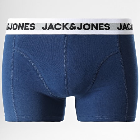 Jack And Jones - Juego de 3 bóxers Rikki verde caqui azul marino rojo