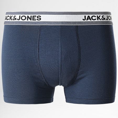 Jack And Jones - Juego de 5 Boxers Skyler Negro Azul Marino Rojo