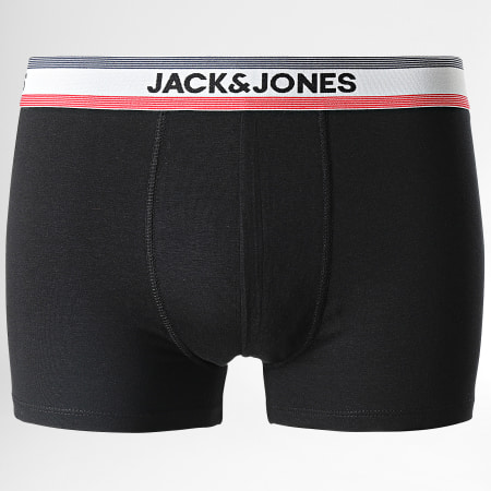 Jack And Jones - Lot De 5 Boxers Skyler Noir Bleu Marine Rouge