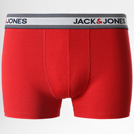 Jack And Jones - Lot De 5 Boxers Skyler Noir Bleu Marine Rouge