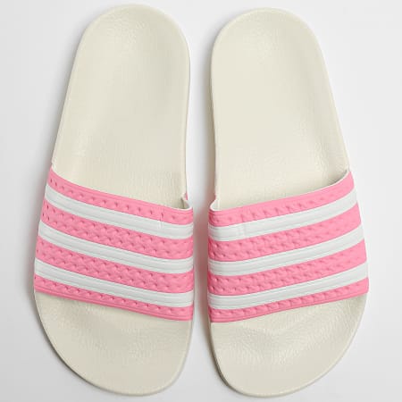 Adidas Originals - Adilette Slide Mujer GX9488 Bliss Pink Off White