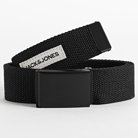 Ceinture Pour Homme Jack & Jones - Classique En Cuir - Boucle Métal - Taille Réglable - Style Casual