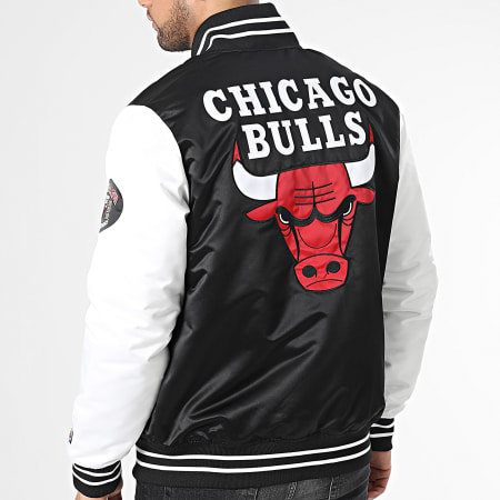 Mitchell and Ness - Veste Teddy NBA Team Origins Chicago Bulls Noir Blanc