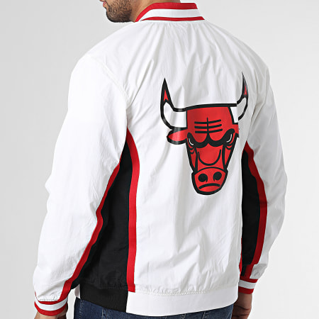 Mitchell and Ness - Giacca autentica Chicago Bulls NBA Bianco