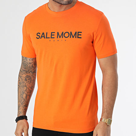 Sale Môme Paris - Camiseta Conejo Negro Naranja