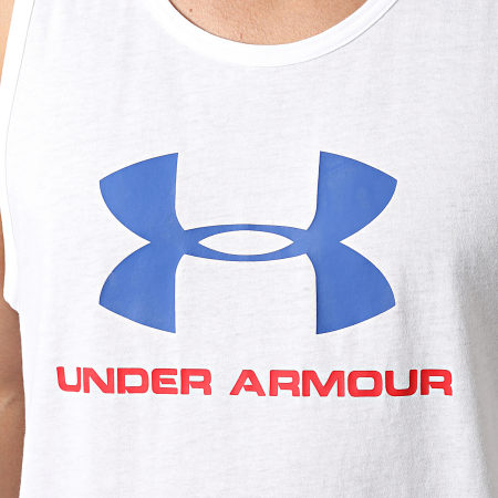 Under Armour - Sportstyle Logo Tank 1329589 Blanco