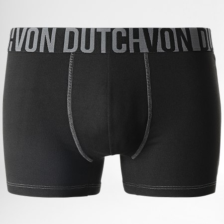 Von Dutch - Set di 5 boxer basic grigi e neri