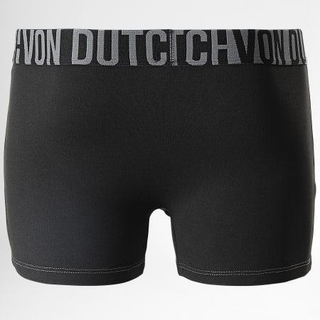 Von Dutch - Lot De 5 Boxers Basic Gris Noir