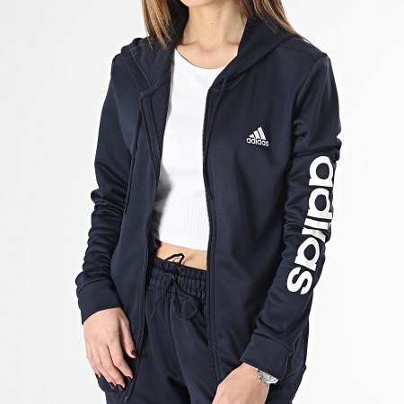 Adidas Sportswear - Ensemble De Survetement Femme Linear IC3431 Bleu Marine