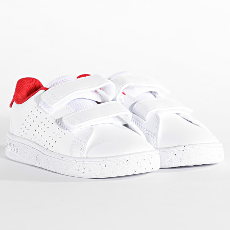 Adidas Sportswear - Baskets Enfant Advantage CF I H06216 Footwear White Scarlet