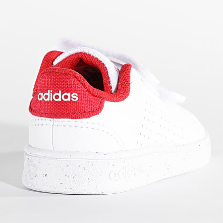 Adidas Sportswear - Baskets Enfant Advantage CF I H06216 Footwear White Scarlet