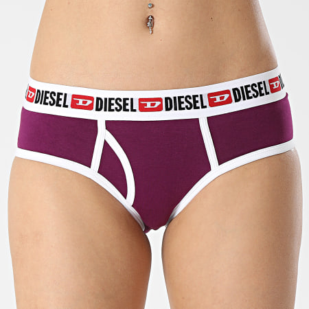 Diesel - Set di 3 pantaloni corti da donna 00SQZS Nero Giallo Viola