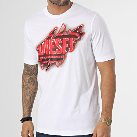 Diesel - Camiseta A09754-0AAXJ Blanca