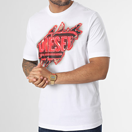 Diesel - Camiseta A09754-0AAXJ Blanca