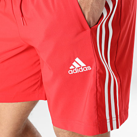 Adidas Sportswear - Short Jogging A Bandes IC1486 Rouge