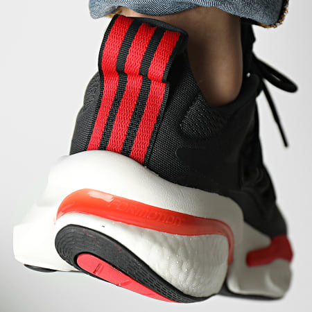 Adidas Sportswear - Baskets AlphaBoost V1 HP2761 Carbon Bright Red Grey Three