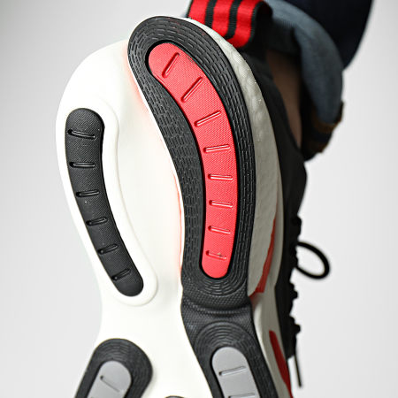 Adidas Performance - Zapatillas AlphaBoost V1 HP2761 Carbono Rojo Brillante Gris Tres