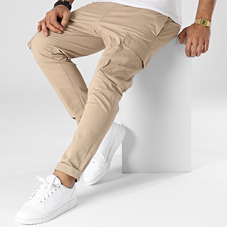 Only And Sons - Pantalon Cargo Cam Linus Beige