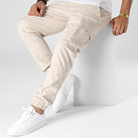 Only And Sons - Pantaloni Cargo Cam Stage Beige chiaro