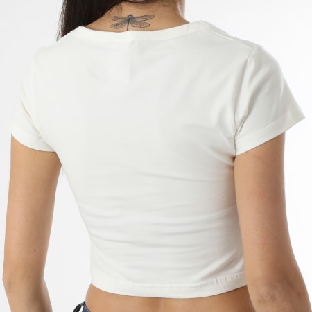 Reebok - Tee Shirt Crop Femme HS0362 Blanc