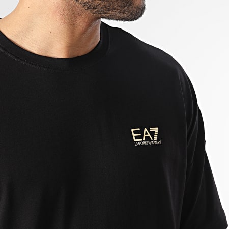 EA7 Emporio Armani - Camiseta 3RPT12-PJLBZ Negro Oro