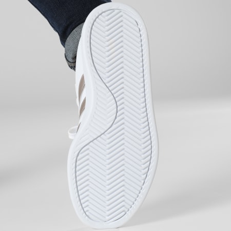 Adidas Performance - Grand Court 2 Zapatillas Mujer GW9215 Calzado Blanco Yeso Metálico