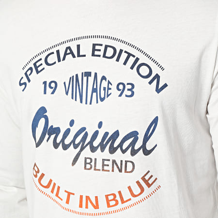 Blend - Tee Shirt 20715724 Blanc