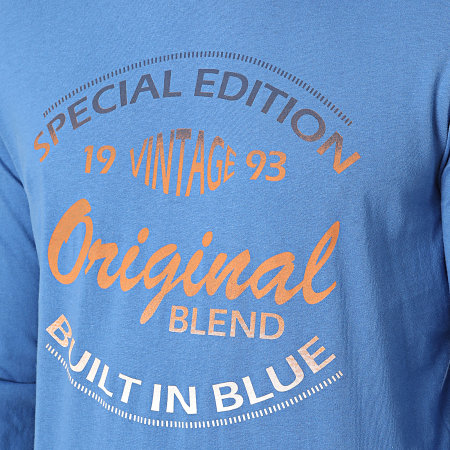 Blend - Tee Shirt Manches Longues 20715724 Bleu