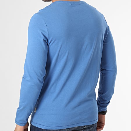 Blend - Tee Shirt Manches Longues 20715724 Bleu