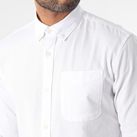 Jack And Jones - Chemise Manches Longues Oxford 12182486 Blanc