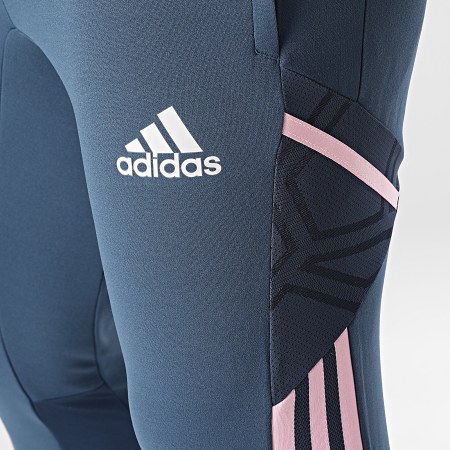 Adidas Sportswear - Arsenal FC HG1333 Pantaloni da jogging con bande blu navy