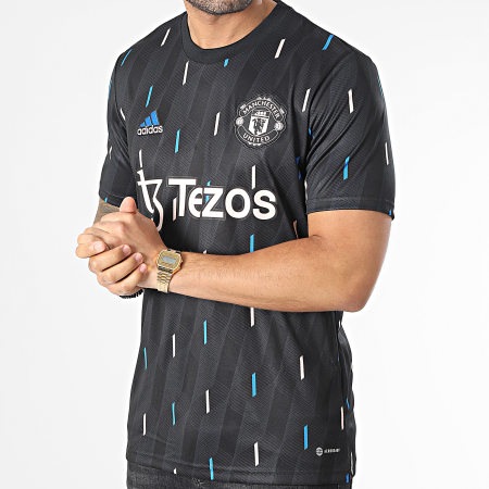 Adidas Sportswear - Maillot De Foot Manchester United HT4307 Gris Anthracite Noir