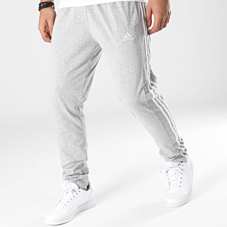 Adidas Sportswear - Pantalon Jogging A Bandes IC0046 Gris Chiné