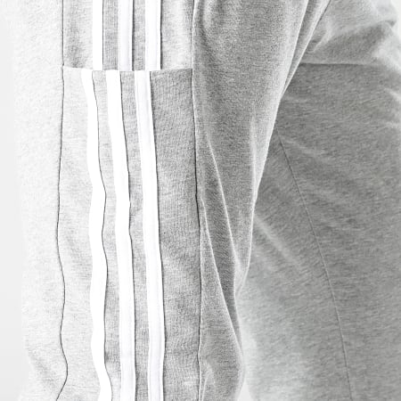 Adidas Performance - IC0046 Pantalones de chándal a rayas Gris brezo